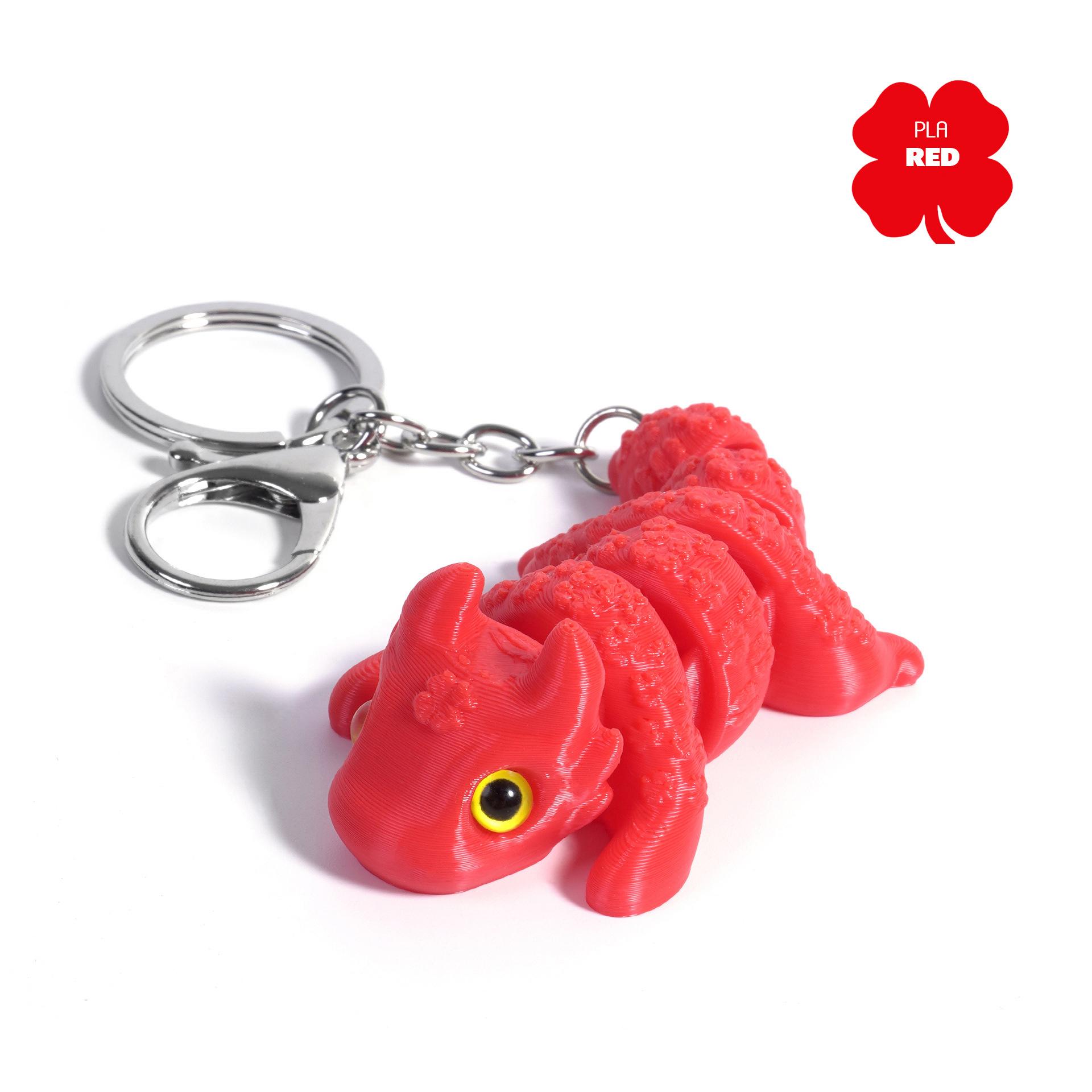 

Printed 3D Lucky Dragon Keychain Movable Joints Creative Backpack Pendant Unique Figurine Accessories For Gifts Decoration