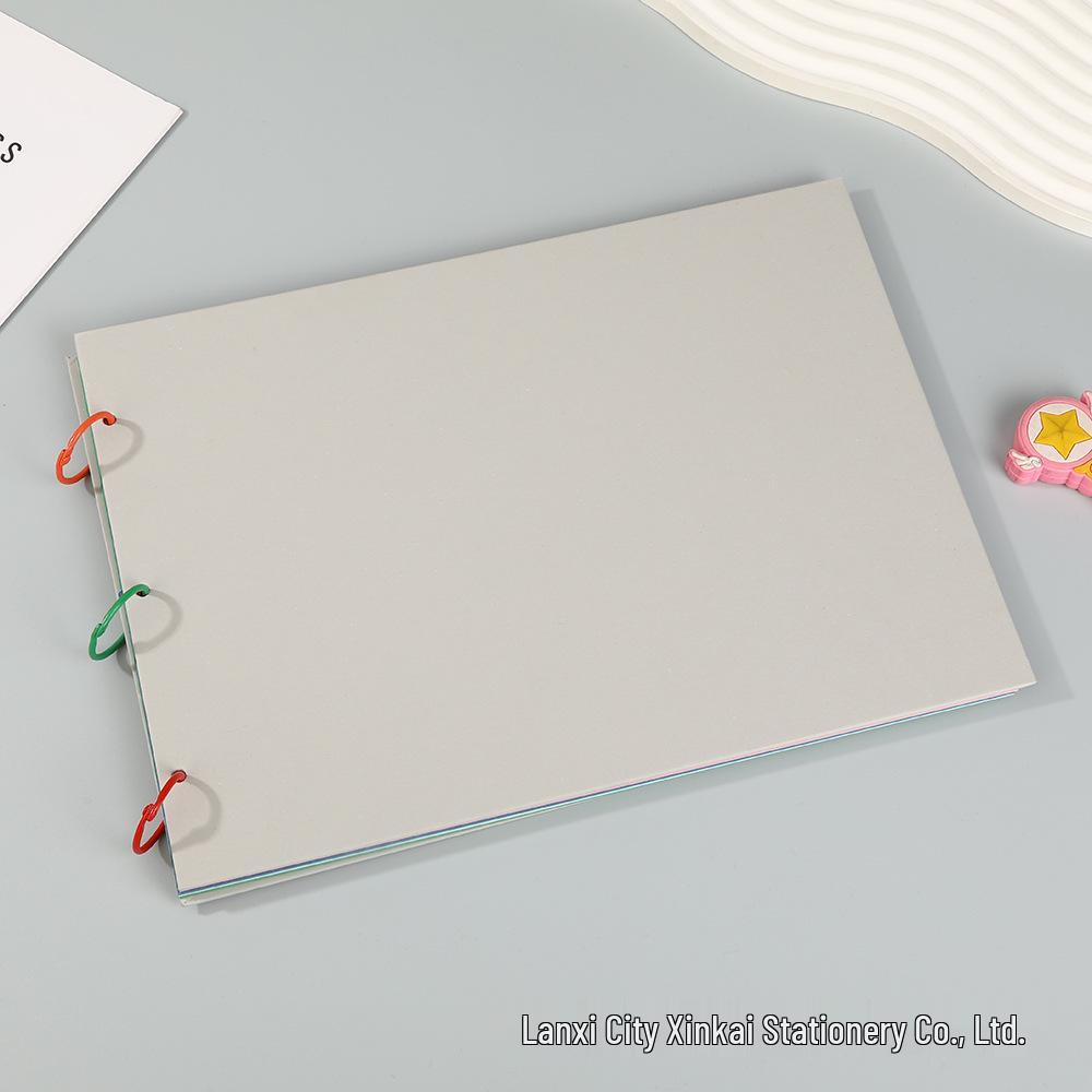 A4 Polaroid Fotoalbum – DIY Scrapbook mit Retro Kraftpapier