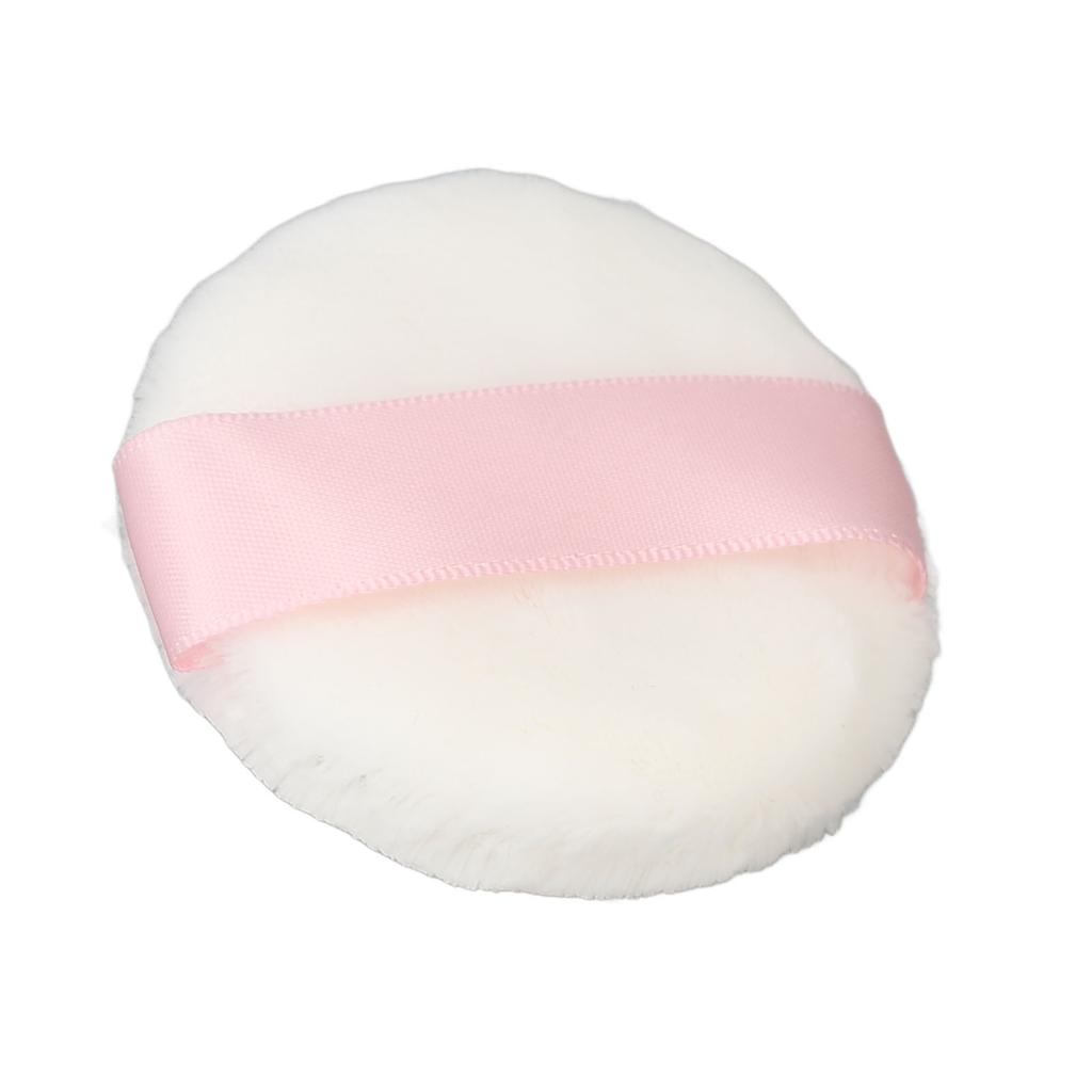 Body Powder Puff 2.4in Diameter Soft Raised Pile Breathable Washable Makeup Powder Puff for Cosmetic Family Travel