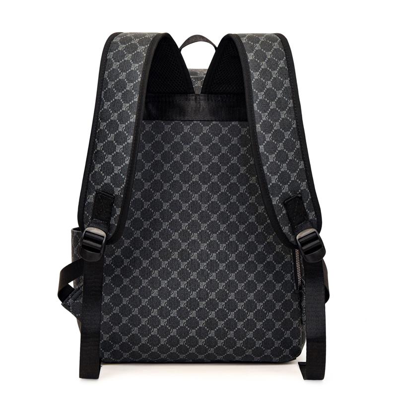 Mode Luxus Herren Rucksäcke Hohe Qualität Große Kapazität Computertasche Wasserdicht PU Schulter Handtasche Vintage Stil Schultasche