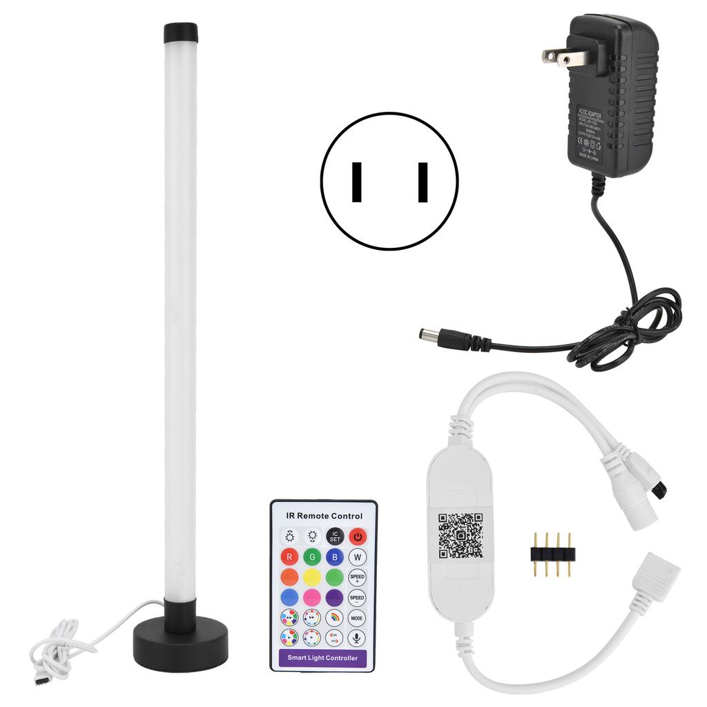 Floor Lamp WIFI APP RGBW 16 Million Colors Household Modern 24?Key Vertical Corner Lamp for Bedroom