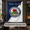 Personalized Wall Tapestry,Blackburn Rovers Football Custom Text, Soft Fabric Wall Art For Indoor Decoration
