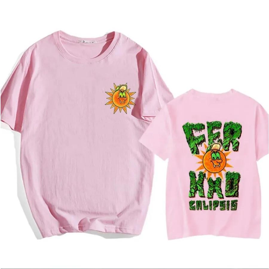 Rapper Feid Ferxxo T-shirts Ferxxocalipsis Album Merch Women Men Fashion Casual Short Sleeve Summer Oversized Tees Streetwear