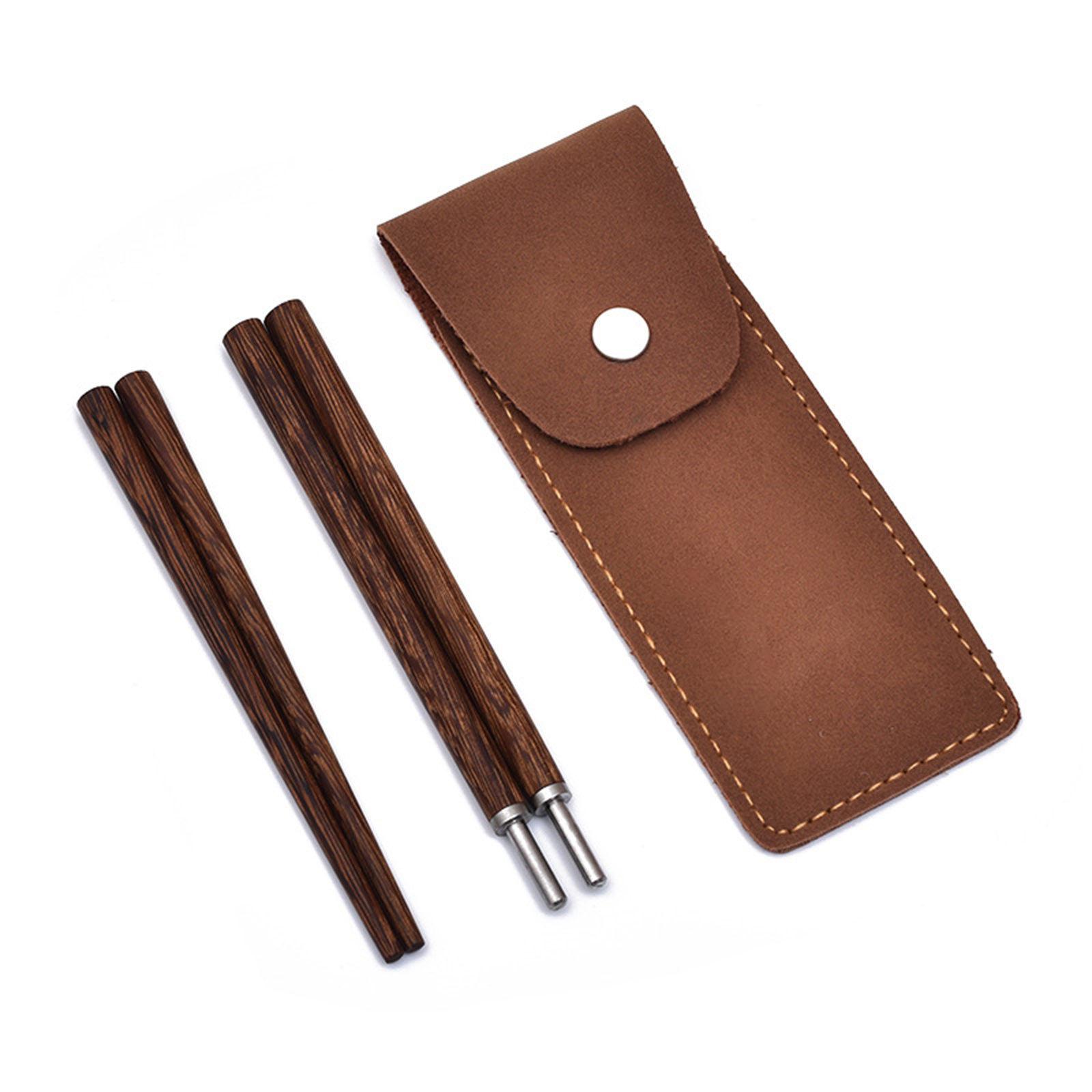 

Складные палочки для еды с футляром для хранения. Удобные для переноски съемные палочки для еды. Практичная посуда для обедов на открытом воздухе. D04