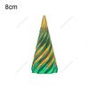 3D Printed Mini Spiral Cone Impossible Pyramid Passthrough Fidget Toy Stress Relief Screw Toys Christmas Tree Desktop Decoration