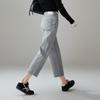 SOFSIL Women's Retro High-Waist Straight-Leg Cropped Jeans