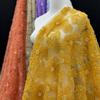 1 Curte Pânză de Lux cu Textură 3D, Flori din Plasă, Mărgele și Paiete, Pentru Cusut Rochii de Mireasă, Broderie, Pânză cu Dantelă Florală, Meșteșuguri DIY
