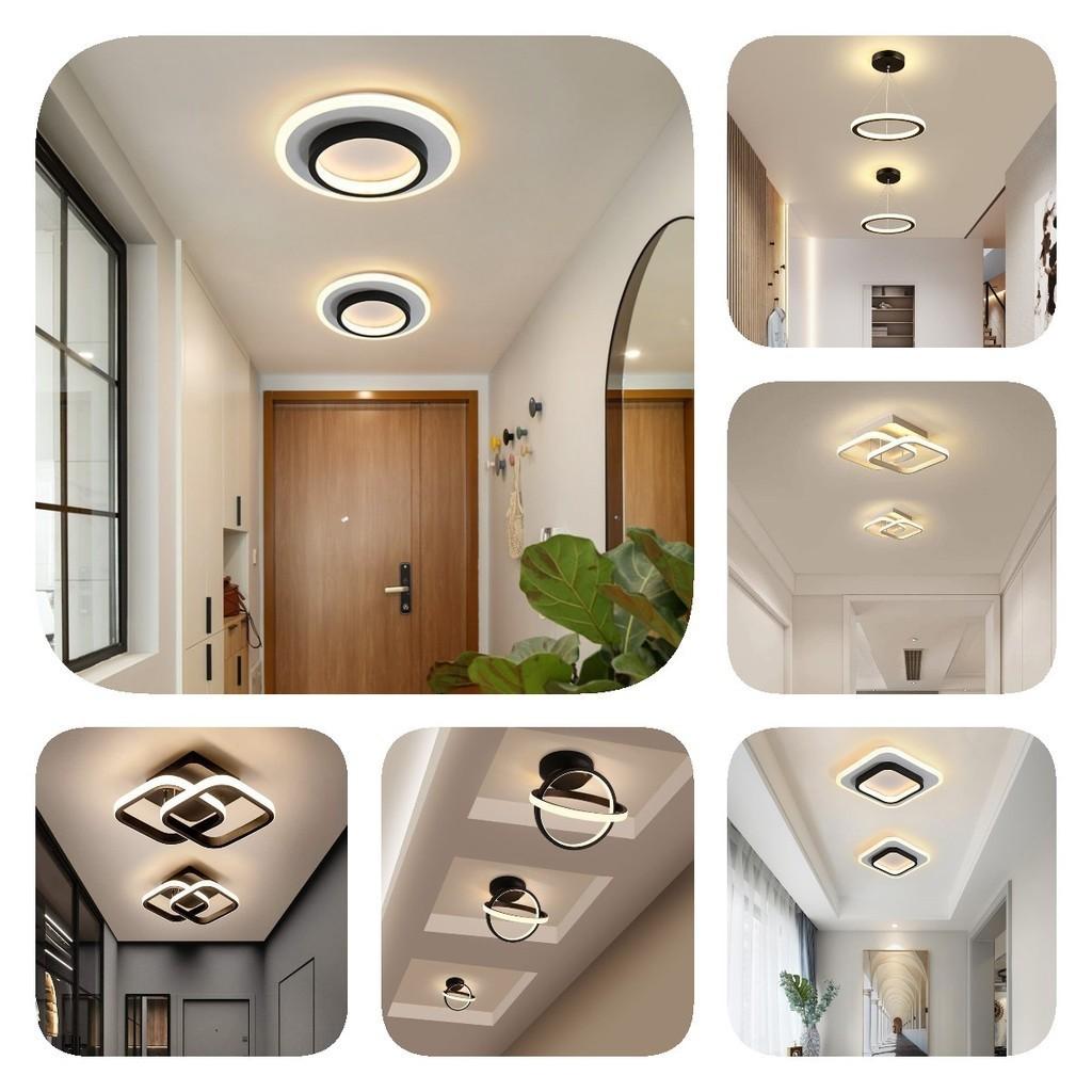 Modern Minimalist Led Ceiling Light For Hallways And Entryways With Creative Nordic Design