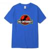 Hoge Kwaliteit Katoenmix Heren Grappige Dinosaurus Print T-shirt Losse Ronde Hals Heren T-shirt Korte Mouw T-shirt Tops