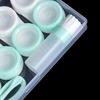 5 Pairs Contact Lens Case Cosmetic Contact Storage Box With Bottle And Tweezers