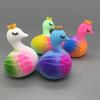 Creatieve Kroon Zwaan Flamingo Langzame Terugslag Squishy Schattig Populair Handknijpspeelgoed Voor Stressverlichting