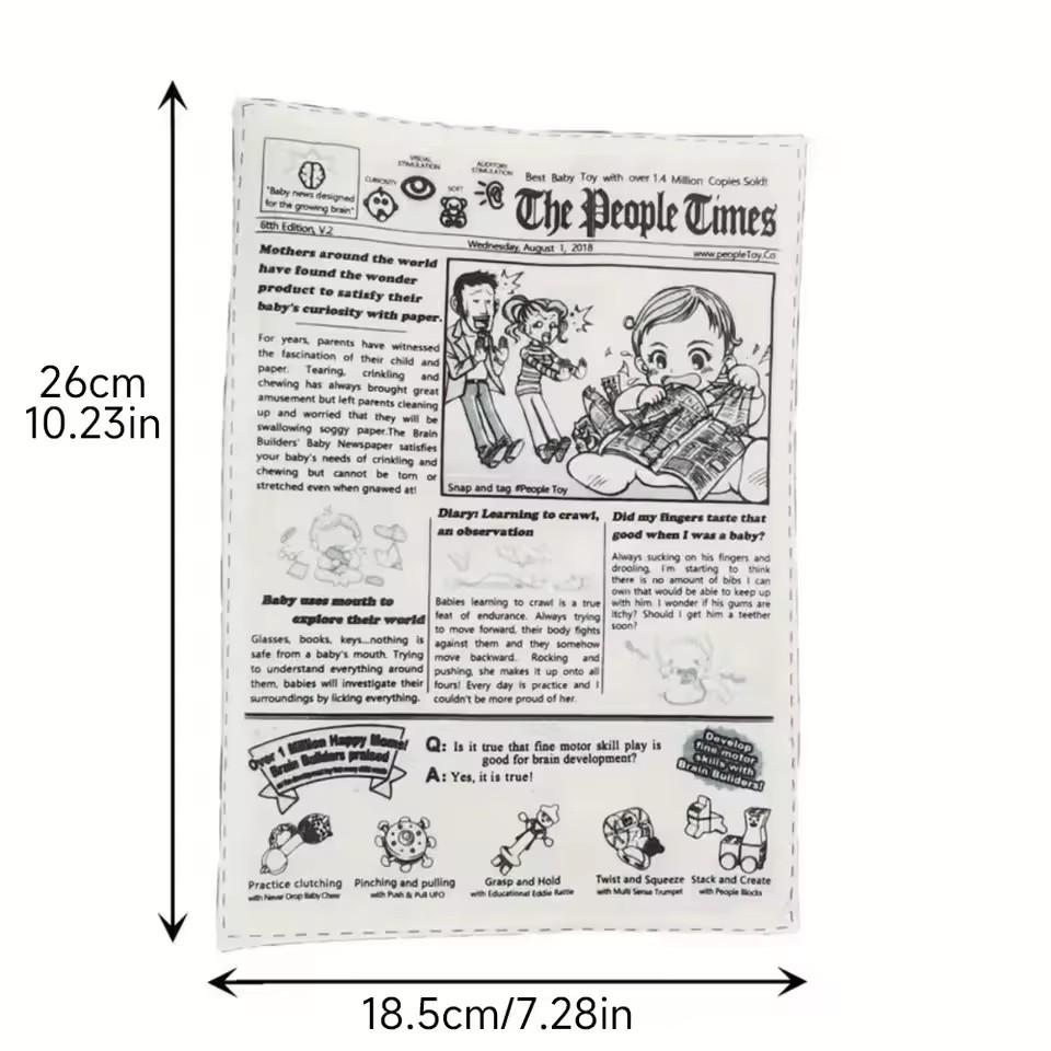 Bite-resistant Newspaper Dog Toys Funny Squeaky Sounder Sounding Paper Small Medium Chew Dog Toys Frenchbull Easy Clean Puppy
