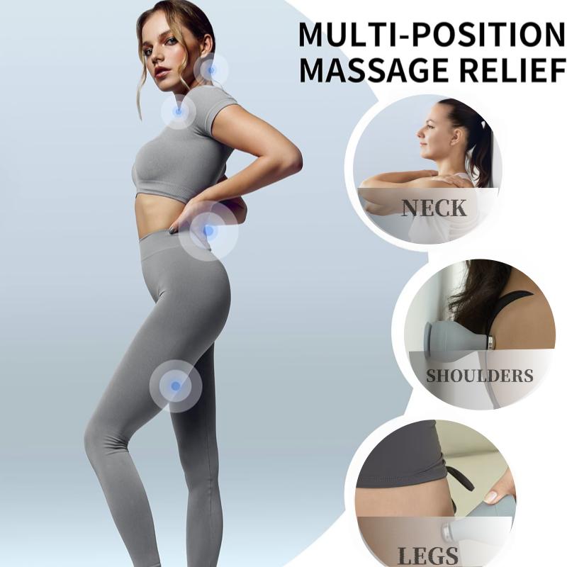 2025 Electric Acupoint Massage Device 4-head Replacement for Easy Massage Mini Hot Compress Gun Massager