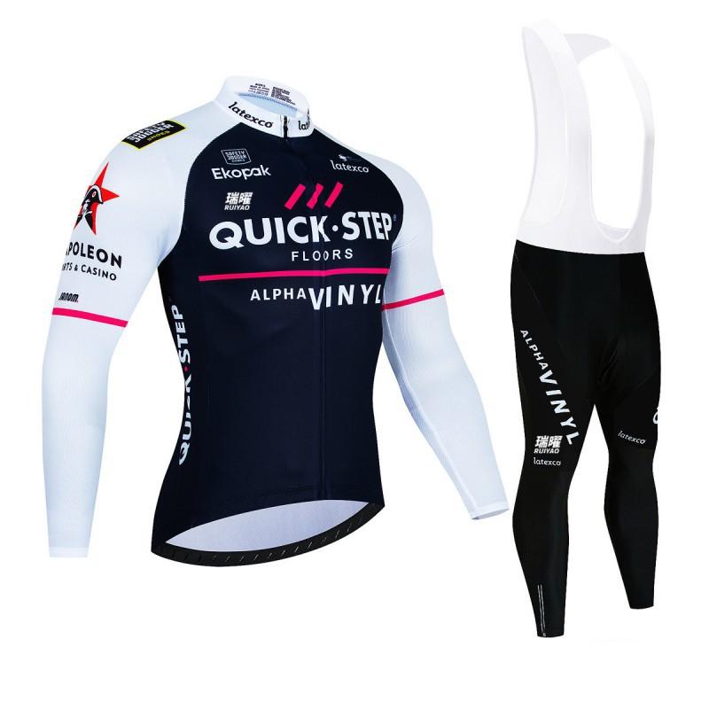 

Outdoor Road Bike Long-sleeved Suit Men s Mountain Clothes Velvet Warm Bicycle Equipment XXL