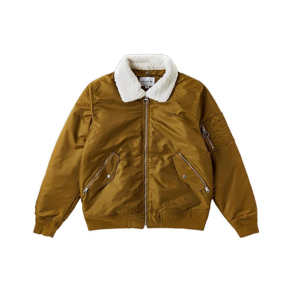 LACOSTE Puffer Jacket Unisex Brown BH8405-3MS