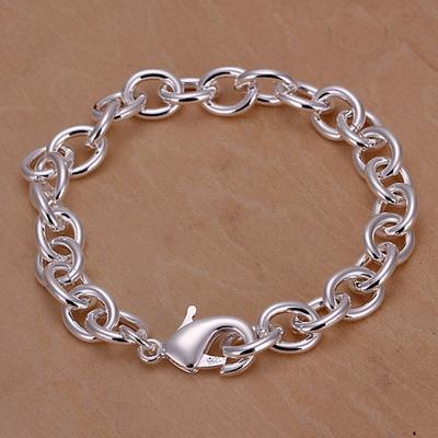 Fashion   Chain Men Women Silver Color Jewelry High Quality Bracelet Factory Price