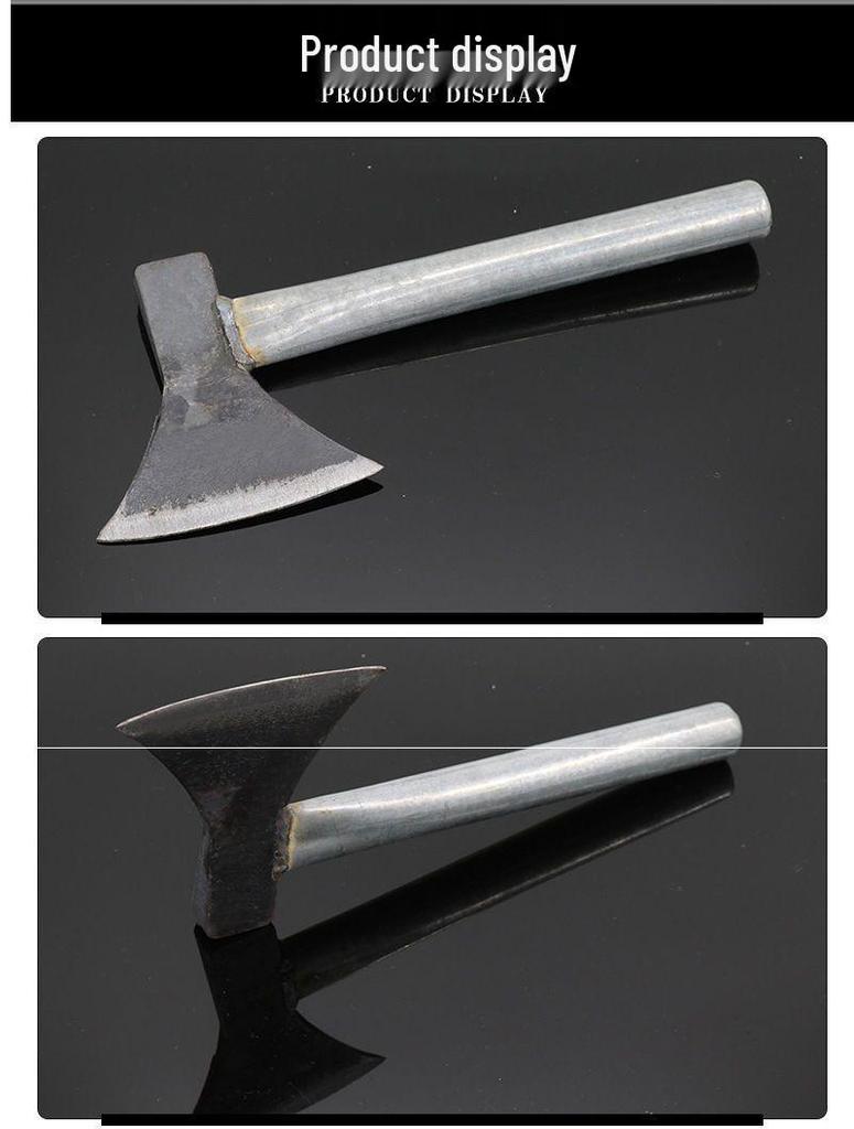 Carbon Steel Camping Axe: Versatile Tool for Gardening, Survival, Firefighting, and Wood Chopping