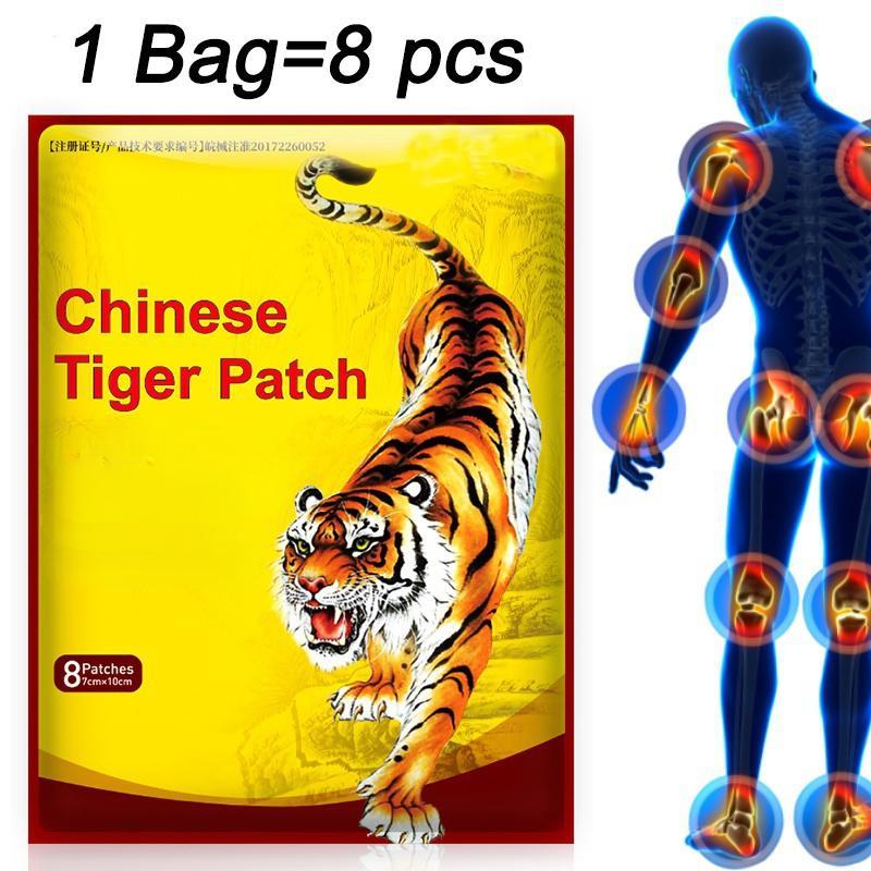 8/16/24/32/40/48 ks Čínský tygr náplast na úlevu od bolesti ramene, krku, zad kolenního kloubu, úleva od bolesti svalů, zdravotní péče