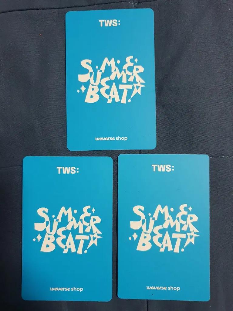 Two Unopened TWS Albums and a Special Gift from Weverse Shop Used