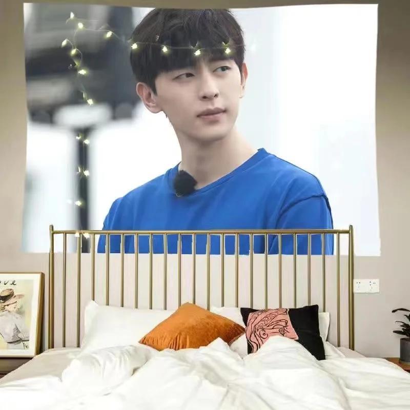 Celebrity support tapestry polyester wall hanging Kpop style fan decoration bedroom dormitory photos wall background decoration
