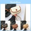 Trendy Brown Single Shoulder Bag Unique Small Square Design Chic Everyday Purse