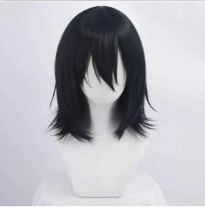Anime Fyodor Dostoevsky Cosplay Wig Black Simulated Scalp Fyodor D Dostoevsky Heat Resistant Synthetic Hair Fyodor Wigs