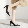 Fashion Women's Shoes Sexy Non Slip Ladies Pumps Square Heels Chic Point Spring Stylish Quick Delivery Beau Today Footwear Wholesale