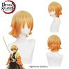 Agatsuma Zenitsu Demon Slayer Perücke Hitzebeständig Kurzes Haar Für Halloween