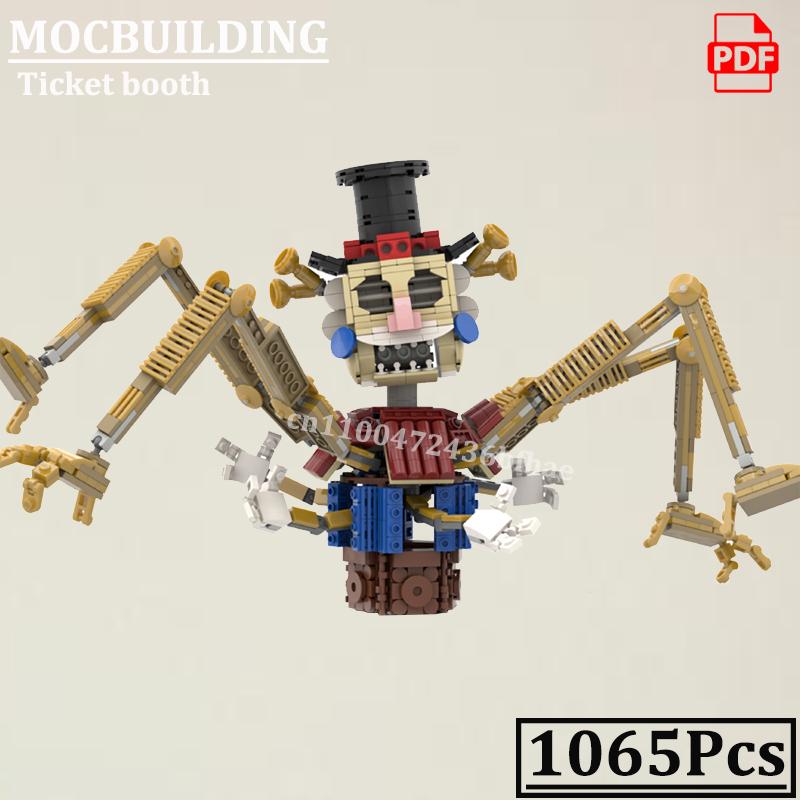 

Ticket Booth Monster Model MOCBUILDING Creative Horror Creature Construction Bricks Toys Gift