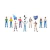 12pcs 3D Celebrity- Action Figure Game Peripheral Doll Model Ornaments