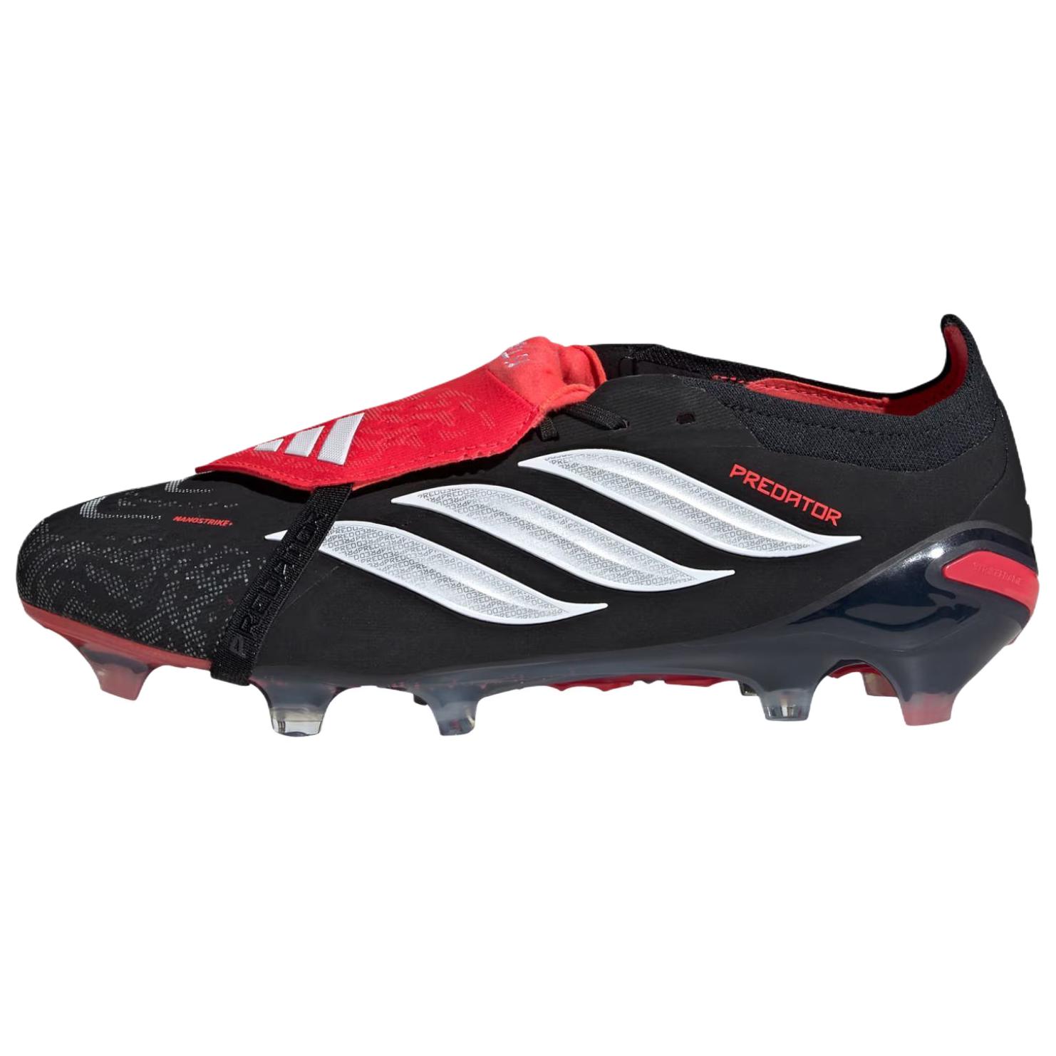 

Adidas Predator Elite Складной язычок FG Черный Core Белый Cloud Белый Яркий Красный Унисекс Кроссовки JS0375 39⅓