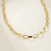 Elegant Women's Chain Necklace With Geometric Design Ideal For Fashion Lovers And Gifts