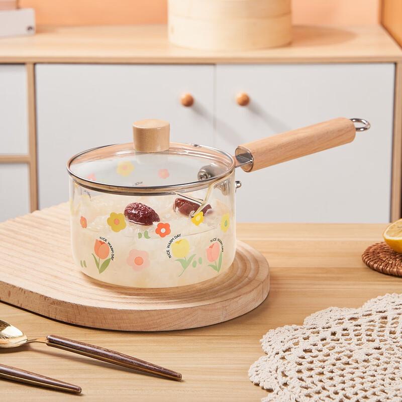 ZMR Tulip Striped Glass Soup Pot