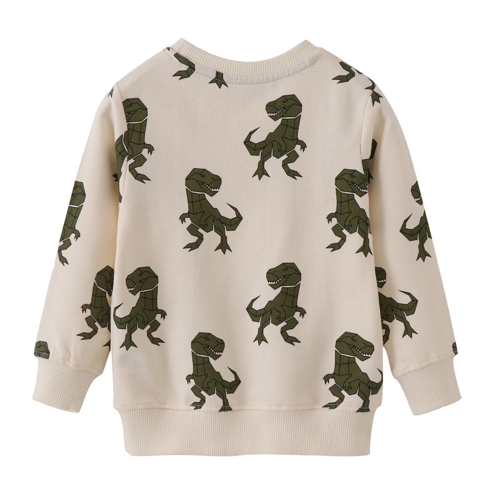 Children's Cartoon Cotton Long Sleeve Sweatshirt - Boys' Autumn Round Neck Casual Wear