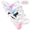 5PC Men Underwear Brushed Light Stretch High Fork Briefs Sexy Sports Underpants