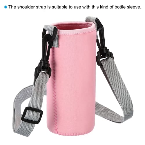 PATIKIL 20mm x 1.1m Replacement Shoulder Strap, 2 Pieces, Adjustable Swivel Clip, Hook, Buckle, Slide for Crossbody Bag Belt, Water Bottle Carrier Sli