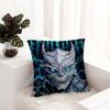 Powerful Monster Comics K-Kaiju No.8 Pillow Covers Cartoon Sofa Decorative Home Double-Sided Printing Short Plush Cushion Cover