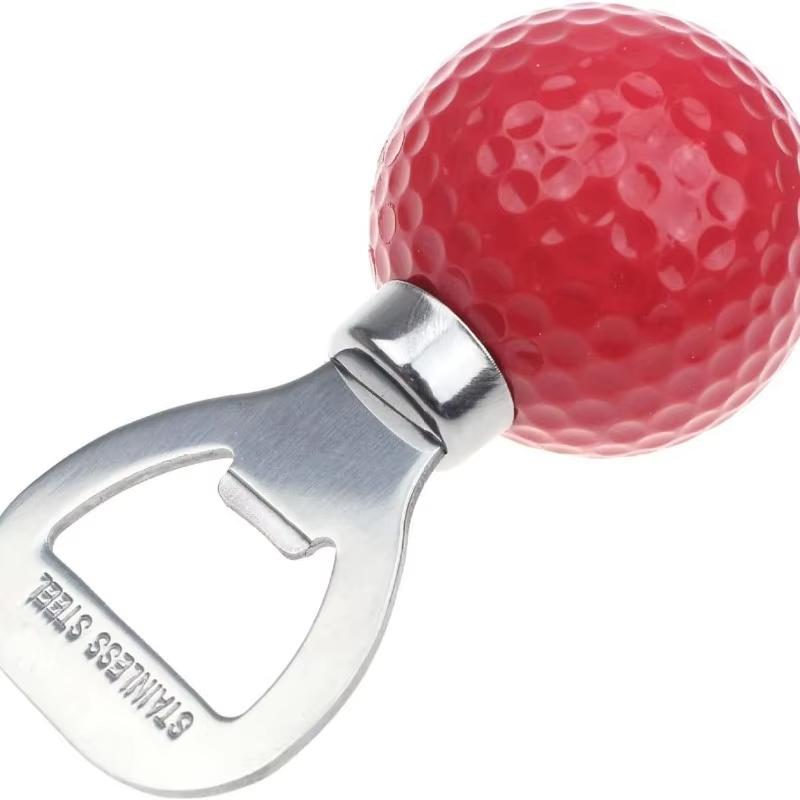 Golf Ball Bottle Opener - Stainless Steel Multifunctional Tool for Wine/Beer - Sports-Themed Barware for Golf Enthusiasts