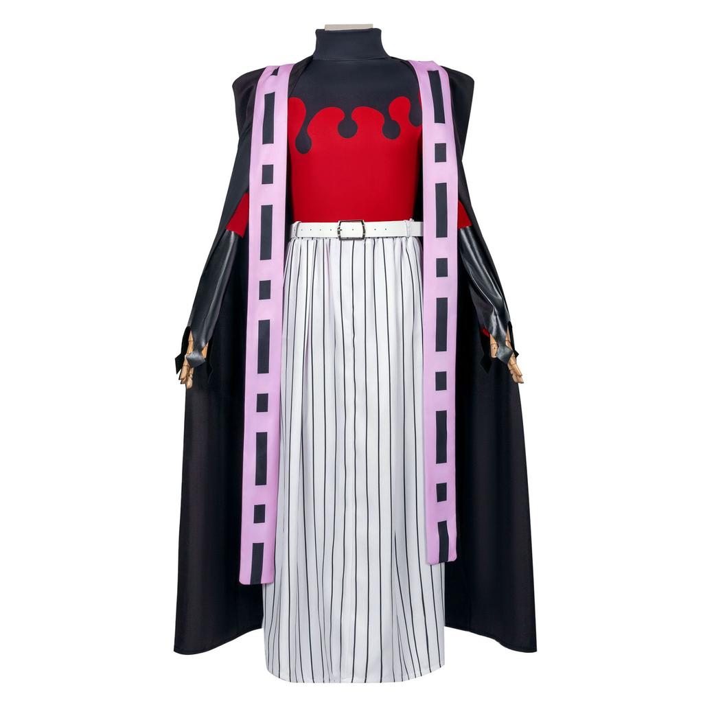 Japan cartoon comics Demon Slayer cosplay outfit Upper Moon Two anime cosplay costume for girls Halloween  0075