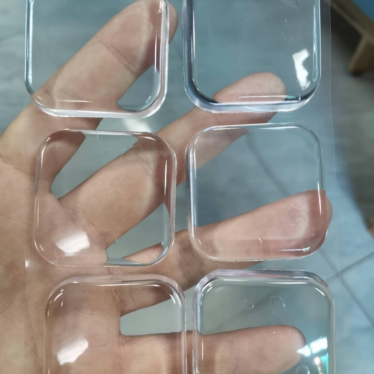 Прозрачная силиконовая противоударная наклейка One Size белый