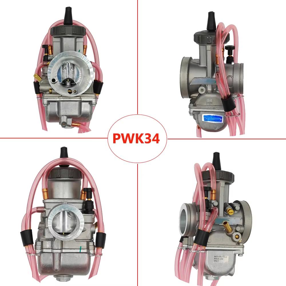 Motorcycle For KEIHIN PWK Carburetor Carb Pwk 33 34 35 36 38 40 42mm Racing Parts Scooters Dirt Bike ATV with Power Jet 150-500c