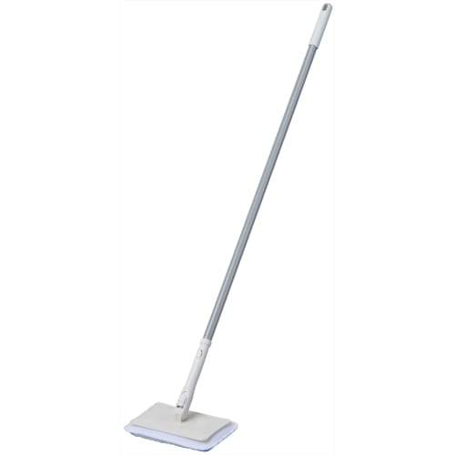 Yamazaki Sangyo Brush for Balconies, Entrances, Tiles, and Decks, Sponge with Handle, Single Handle, Detachable Head, Brush Width 20cm x Total Length