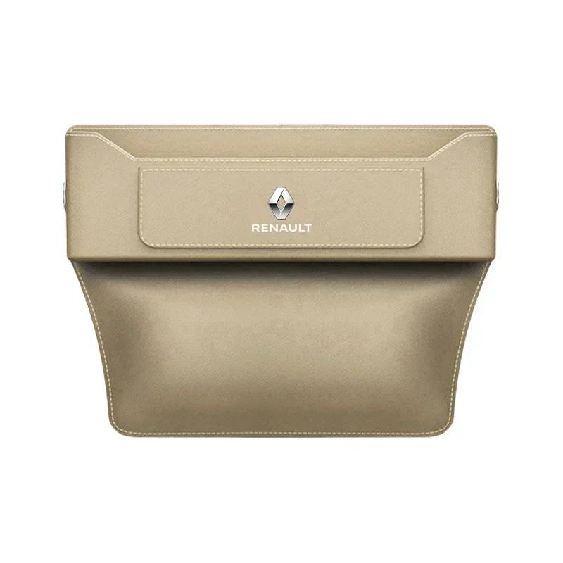 Hub Caps Car Seat Gap Organizer Seat Crevice Slot Storage Box For Renault Megane 2 3 Koleos Duster Clio 4 Logan Captur Kadjar Ac