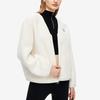 Fila Simple Casual Lamb Fleece Solid Jacket Women Jacket Cloud-White F11W249917F-WT
