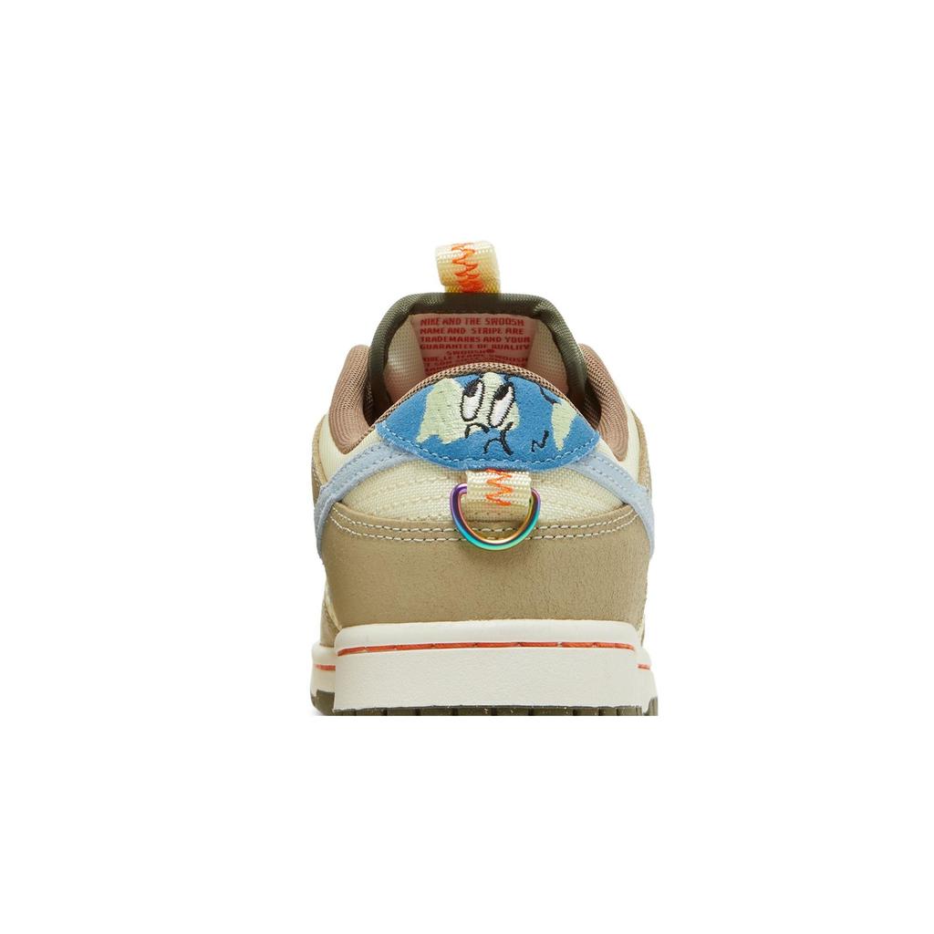 Nike Dunk Low 'Cartoon' (Unisex) Alabaster / Celestine Blue / Sail Skateboard Shoes DX6038 741