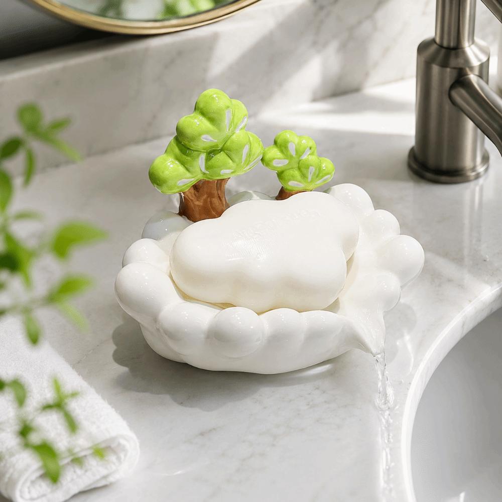 Portable Soap Draining Container Self Draining Soap Dish Tray Soap Dish Holder  Home Decor