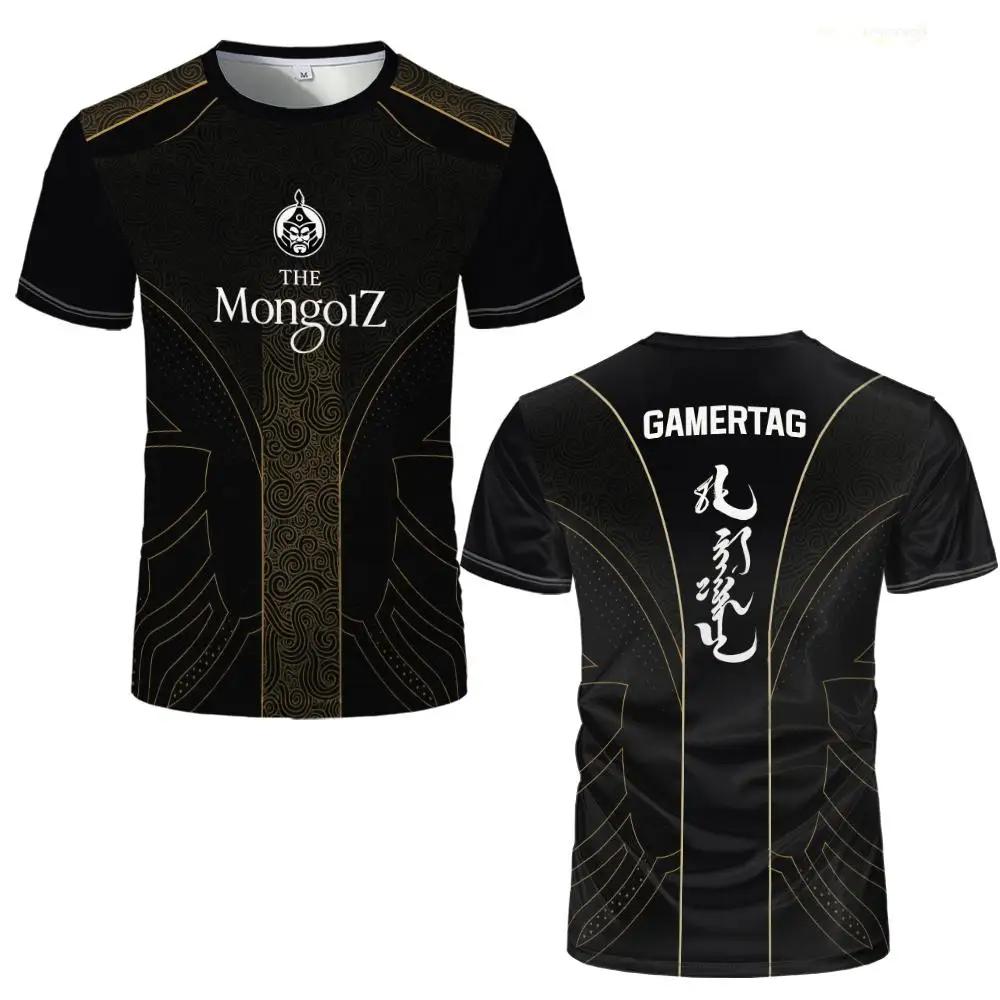 2026 Mongolia E-sports Team Training Uniform - Mongolia Team Club CS2 Player Customized T-Shirts for Men and Women
