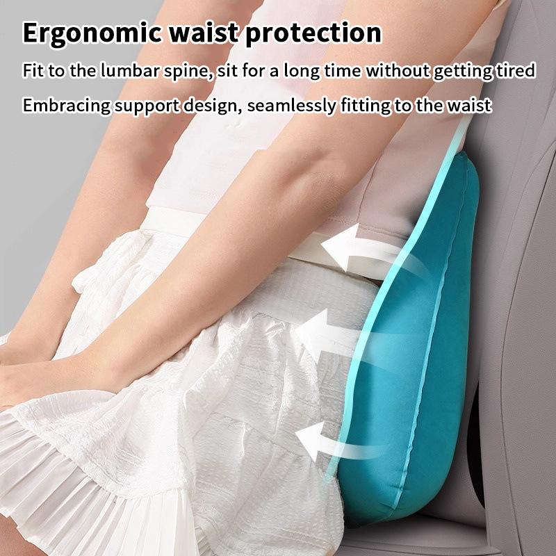Protezione Lombare Gonfiabile Cuscino Lombare Gonfiabile Sedia Ultraleggera Cuscino Lombare Comodo Morbido Cuscino Per Casa Ufficio Auto