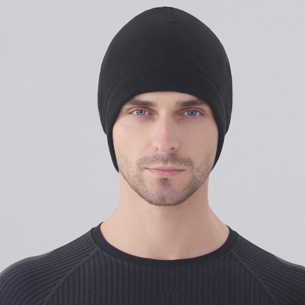 Warmer Winter Running Hats Polar Fleece Outdoor Warm Hat Running Winter Sport Cap Unisex