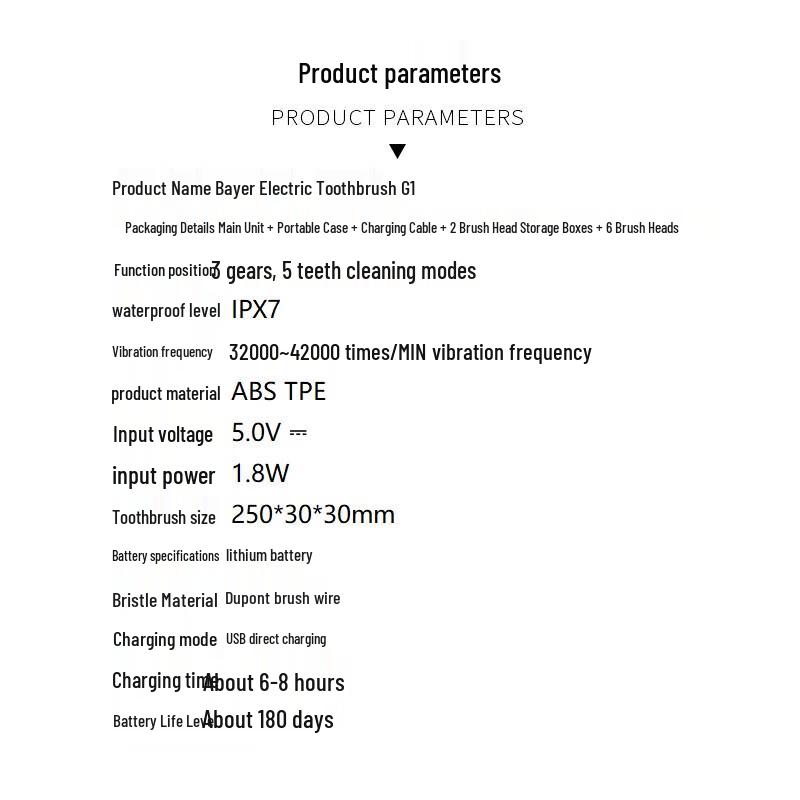 Byr G1 Electric Toothbrush